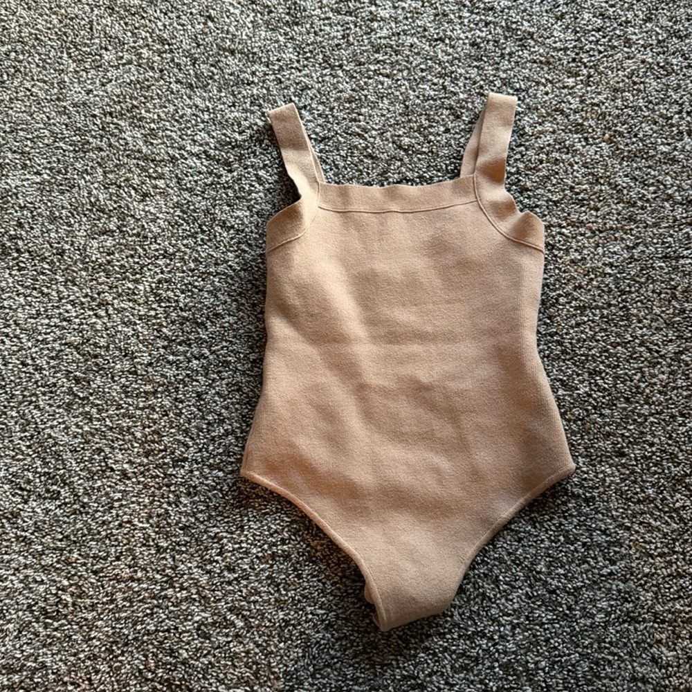 Nude Abercrombie body suit